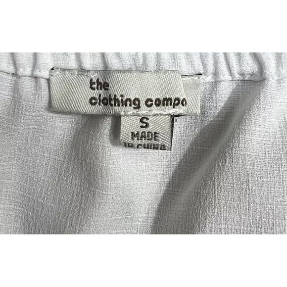 THE CLOTHING COMPANY PINK & WHITE EMBELLISHED SLEEVELESS JUMPSUIT SIZE S - Picture 5 of 5